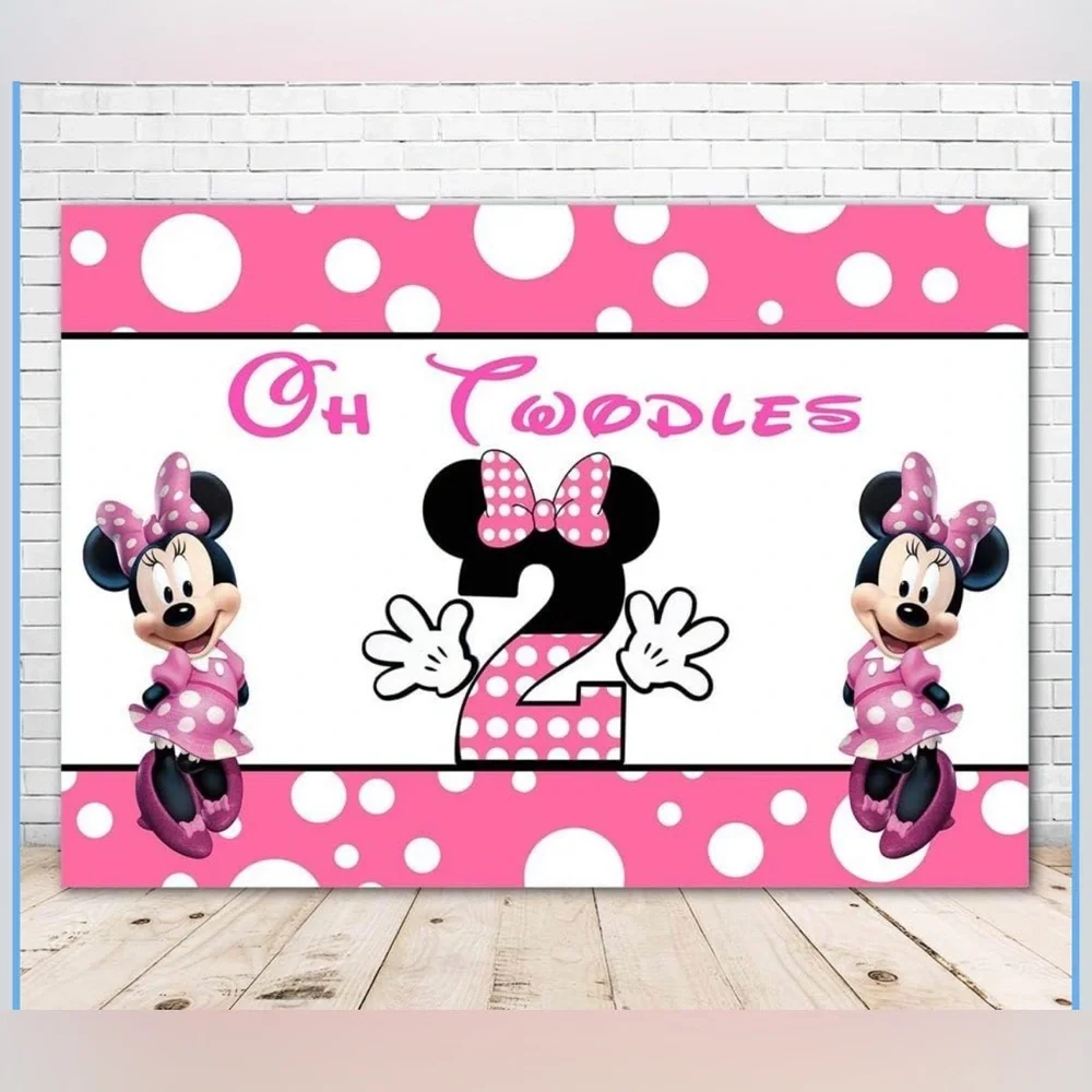 Oh TWOdles Pink Party Decor Set